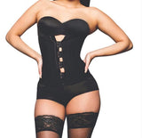 Clip and Zip Waist Trainer Corset Plus Size