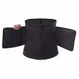 black Waist Training Sweat Belt 