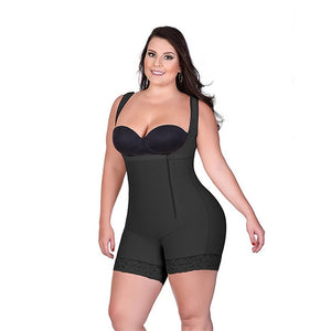 Full Body Clip and Zip Slimming Body Shaper