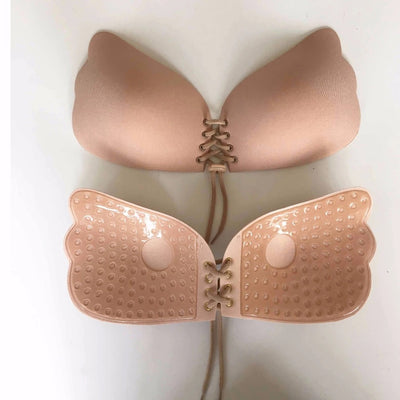 Strapless Push-Up Adhesive Bra (A, B, C, D, E, F Cup)
