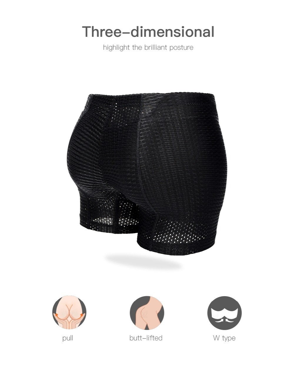 Fashion Women Seamless Briefs Low Waist Butt Lifter Padded Hip Enhancer Shapewear  Buttocks Arrival