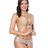 Strapless Push-Up Adhesive Bra (A, B, C, D, E, F Cup)