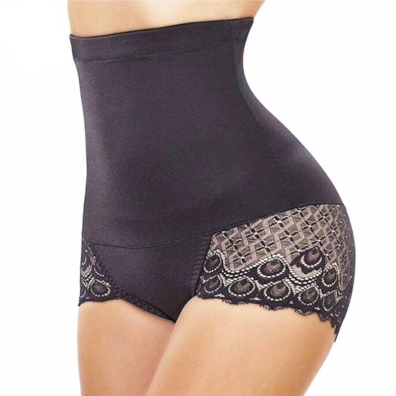Shop Generic 4PC High Waist Lace Panties Butt Lift Up Underwear Women  Underpants Online